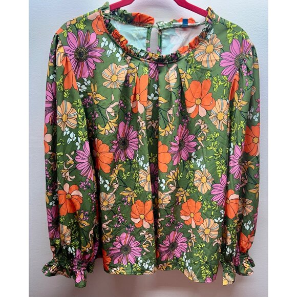 Michelle McDowell XXL Quinn Top Floral Poppy Pattern - Picture 7 of 12